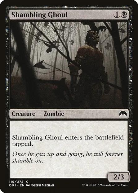Shambling Ghoul, Magic card ORI 119 — Magic Origins set