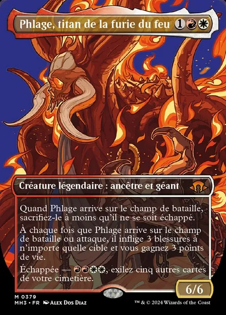 Phlage, titan de la furie du feu, carte Magic MH3 379 — extension Modern Horizons 3