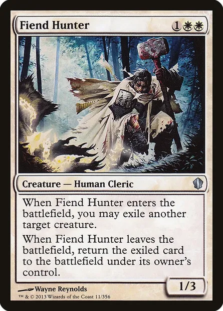 Fiend Hunter, Magic card C13 11 — Commander 2013 set