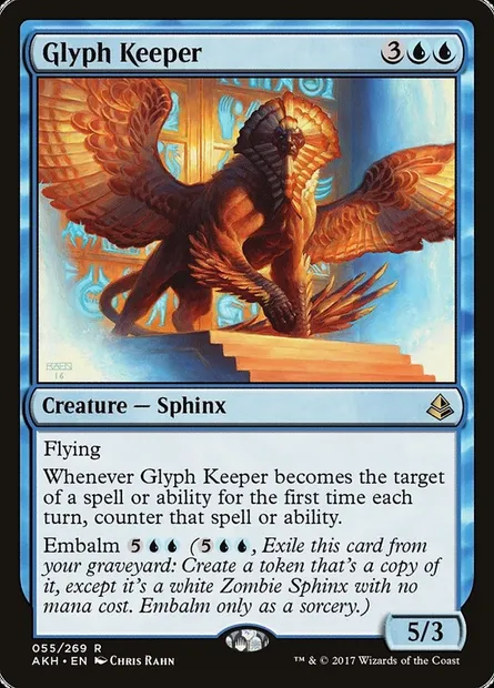 Glyph Keeper, Magic card AKH 55 — Amonkhet set