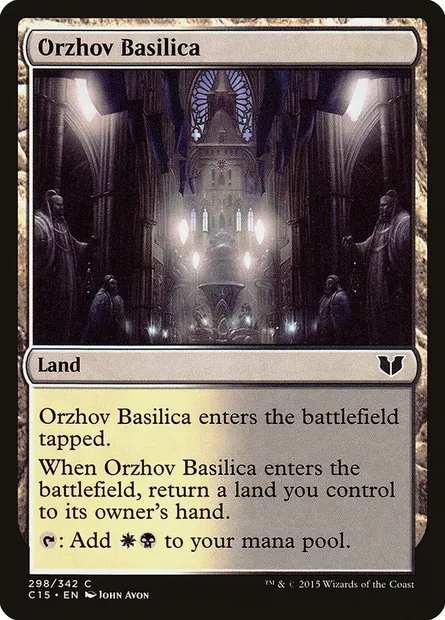 Orzhov Basilica, Magic card C15 298 — Commander 2015 set