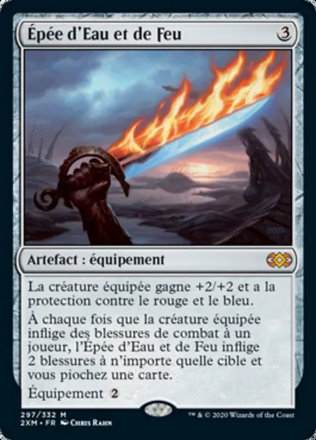 Épée d'Eau et de Feu, carte Magic 2XM 297 — extension Double Masters