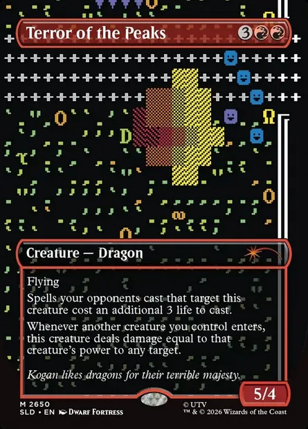 Terror of the Peaks, Magic card SLD 2650 — Secret Lair Drop set