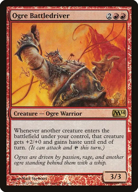 Ogre Battledriver, Magic card PDP14 2 — Duels of the Planeswalkers 2014 Promos set