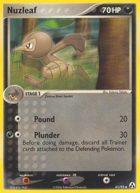 Nuzleaf, Pokémon card LM 41 — Legend Maker set