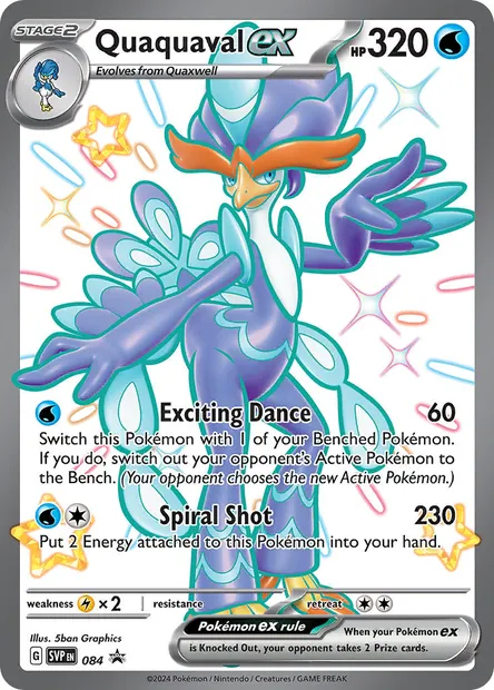 Quaquaval ex, Pokémon card PR-SV 084 — SVP Black Star Promos set