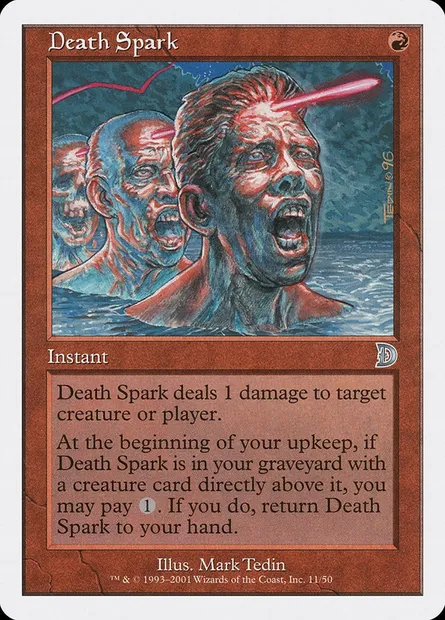 Death Spark, Magic card DKM 11 — Deckmasters set