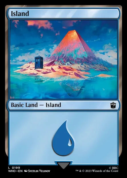 Island, Magic card WHO 199 — Doctor Who set