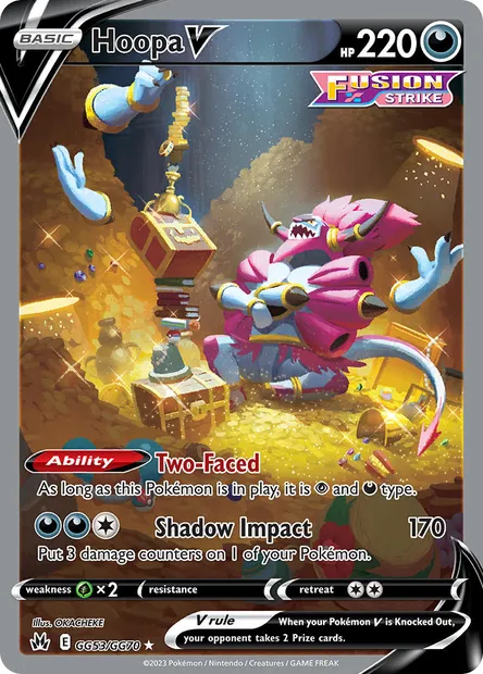 Hoopa V, Pokémon card CRZ GG53 — Crown Zenith set