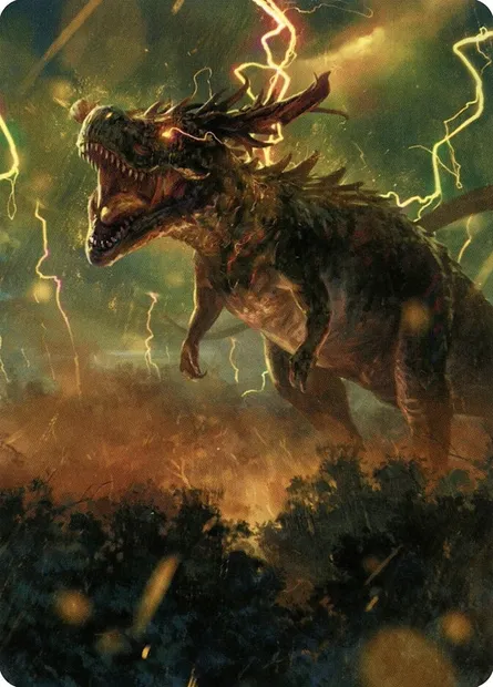 Thrasta, Tempest's Roar // Thrasta, Tempest's Roar, carte Magic AMH2 42 — extension Modern Horizons 2 Art Series