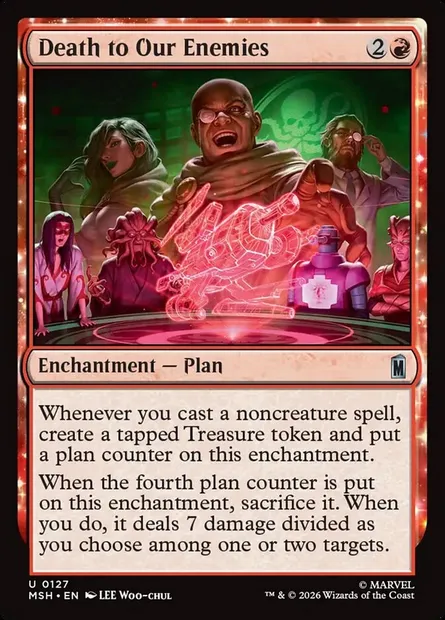 Death to Our Enemies, Magic card MSH 127 — Marvel Super Heroes set