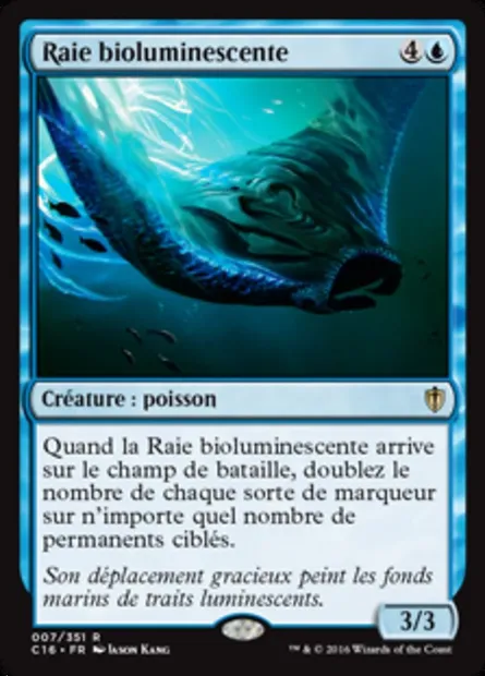 Raie bioluminescente, carte Magic C16 7 — extension Commander 2016