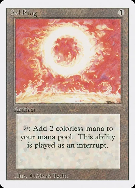 Sol Ring, Magic card 3ED 274 — Revised Edition set