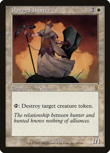 Dogged Hunter, Magic card ODY 20 — Odyssey set