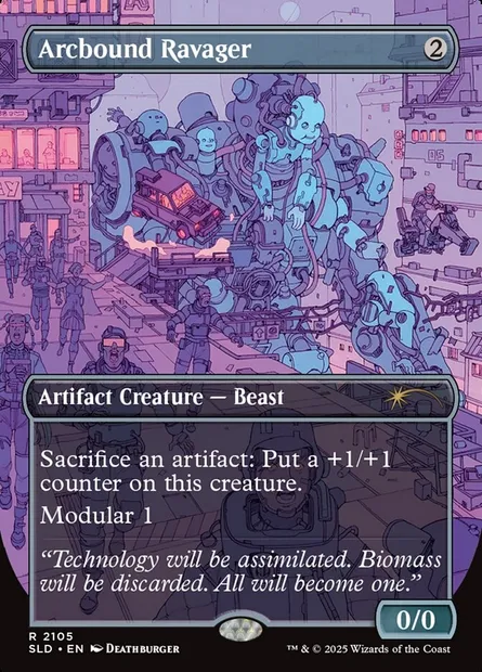 Arcbound Ravager, Magic card SLD 2105 — Secret Lair Drop set