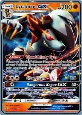 Lougaroc GX, carte Pokémon WCD18 077-3 — extension World Championship Decks 2018