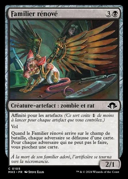 Familier rénové, carte Magic MH3 105 — extension Modern Horizons 3