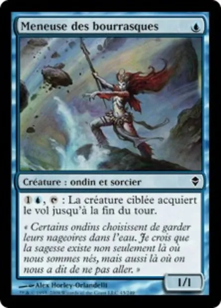 Meneuse des bourrasques, carte Magic ZEN 43 — extension Zendikar