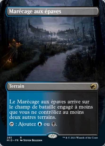 Marécage aux épaves, carte Magic MID 285 — extension Innistrad : chasse de minuit
