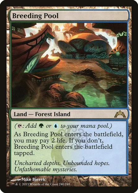 Breeding Pool, Magic card GTC 240 — Gatecrash set