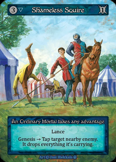 Shameless Squire, carte Sorcery ATH 065 — extension Arthurian Legends