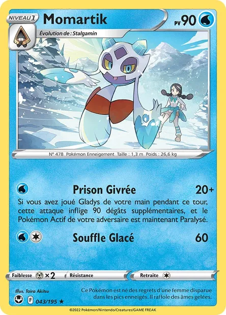Momartik, carte Pokémon SIT 043 — extension Tempête Argentée