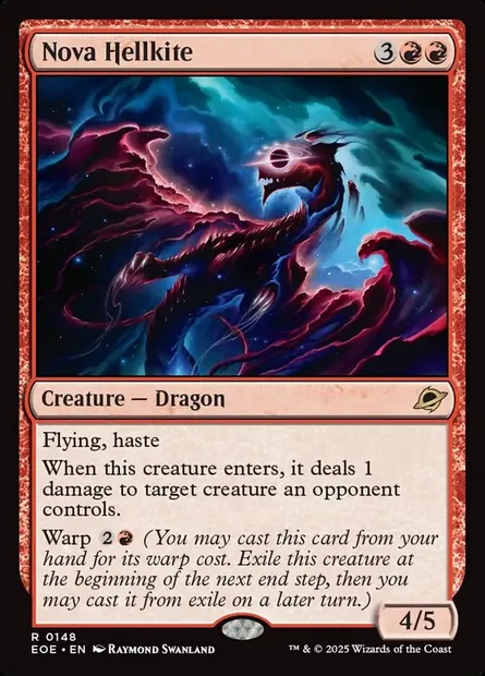 Nova Hellkite, Magic card EOE 148 — Edge of Eternities set
