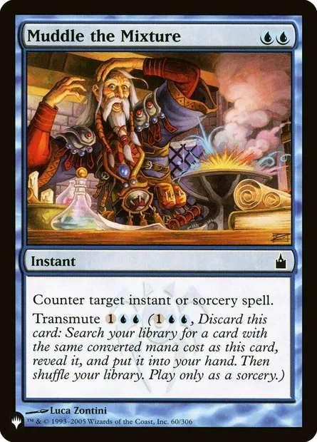 Muddle the Mixture, Magic card PLST RAV-60 — The List set