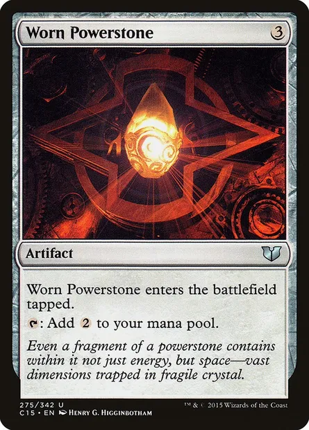Worn Powerstone, Magic card C15 275 — Commander 2015 set