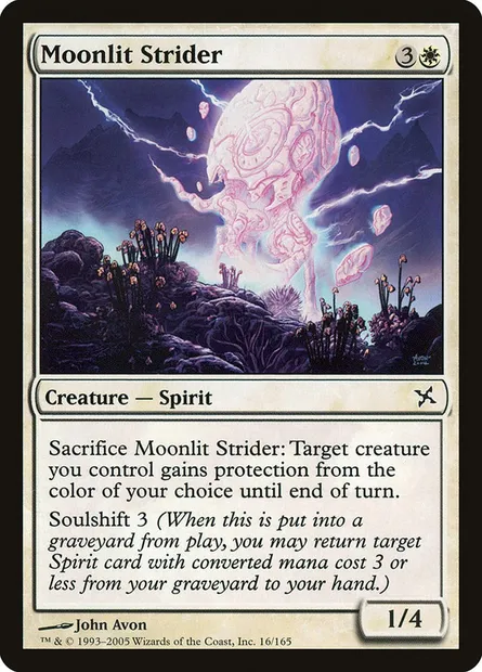 Moonlit Strider, Magic card BOK 16 — Betrayers of Kamigawa set