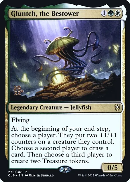 Gluntch, the Bestower, Magic card PCLB 275s — Battle for Baldur's Gate Promos set