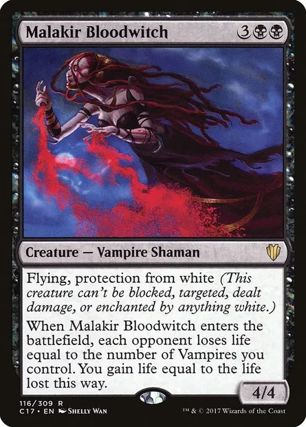 Malakir Bloodwitch, Magic card C17 116 — Commander 2017 set