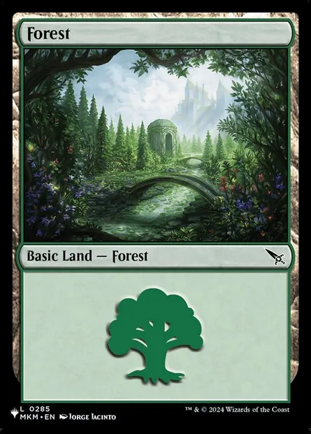 Forêt, carte Magic PLST MKM-285 — extension The List