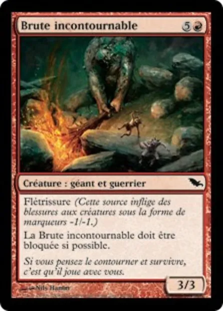 Brute incontournable, carte Magic SHM 95 — extension Sombrelande