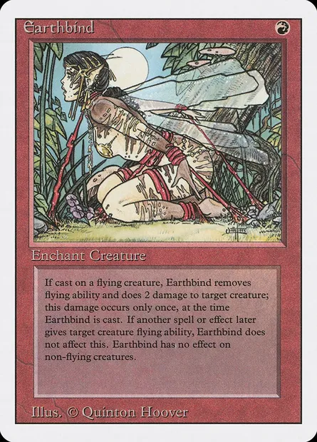 Earthbind, Magic card 3ED 147 — Revised Edition set