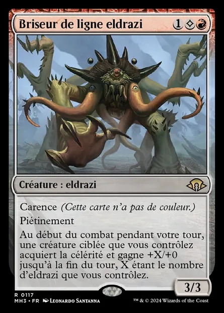 Briseur de ligne eldrazi, carte Magic MH3 117 — extension Modern Horizons 3