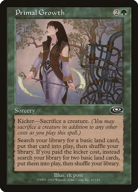 Primal Growth, Magic card PLS 87 — Planeshift set