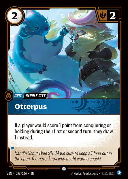 Otterpus, carte Riftbound VEN 053 — extension Vendetta