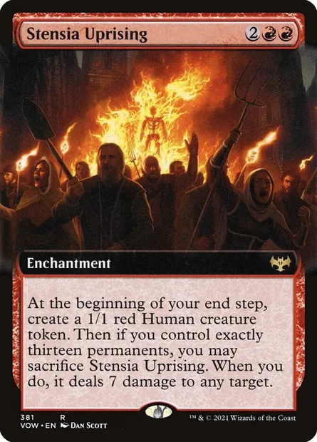 Stensia Uprising, Magic card VOW 381 — Innistrad: Crimson Vow set