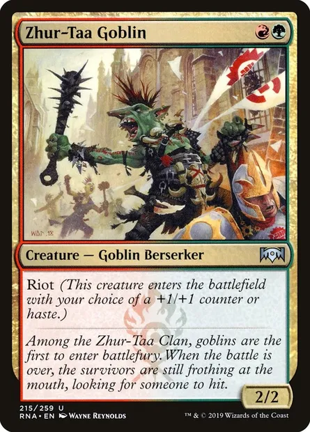 Zhur-Taa Goblin, Magic card RNA 215 — Ravnica Allegiance set