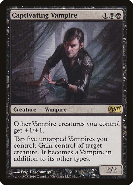 Captivating Vampire, Magic card M11 87 — Magic 2011 set