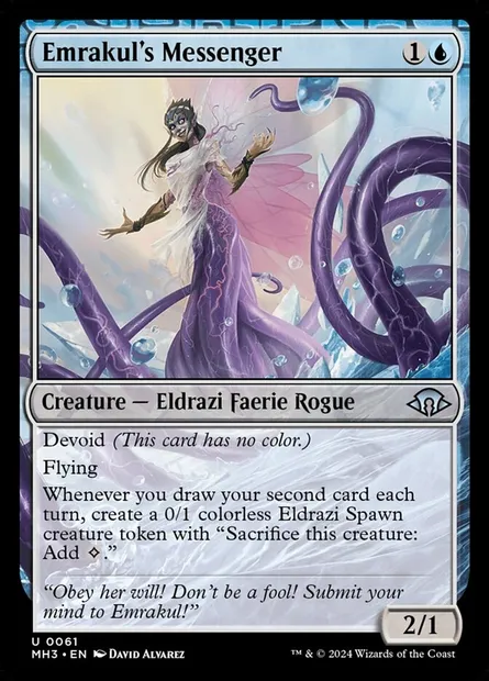 Emrakul's Messenger, Magic card MH3 61 — Modern Horizons 3 set