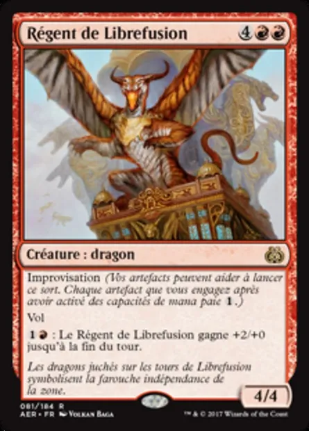 Régent de Librefusion, carte Magic AER 81 — extension La révolte éthérique
