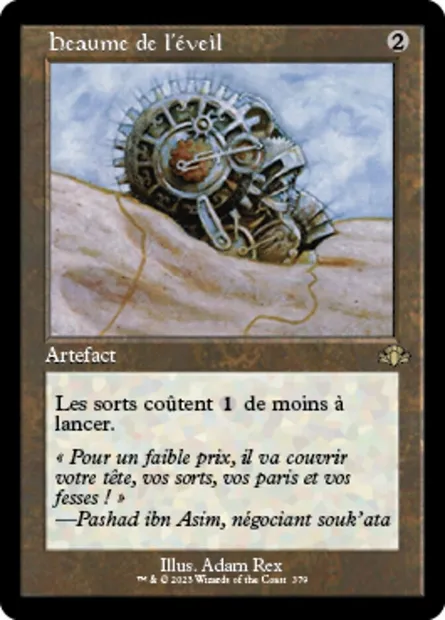 Heaume de l'éveil, carte Magic DMR 379 — extension Dominaria Remastered