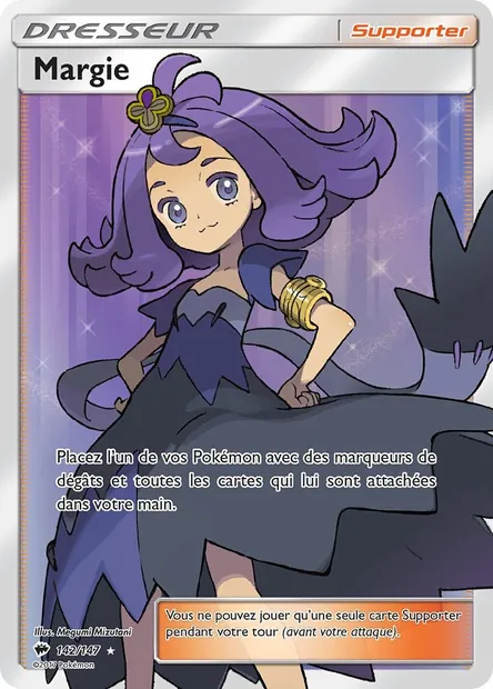 Margie, carte Pokémon BUS 142 — extension Ombres Ardentes