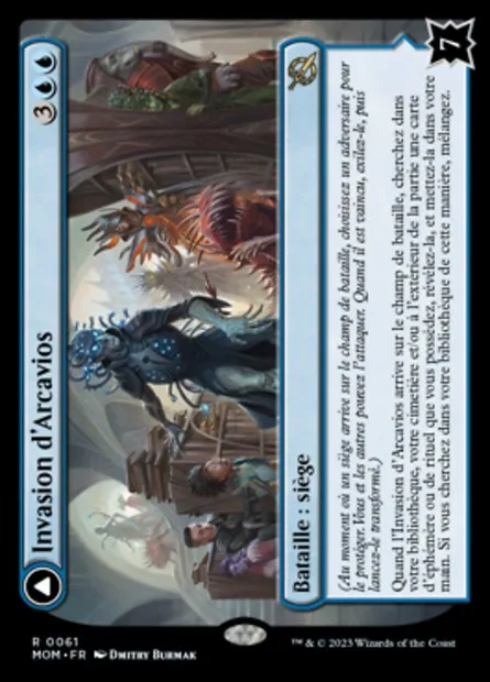 Invasion d'Arcavios // Invocation des Fondateurs, carte Magic MOM 61 — extension L'invasion des machines