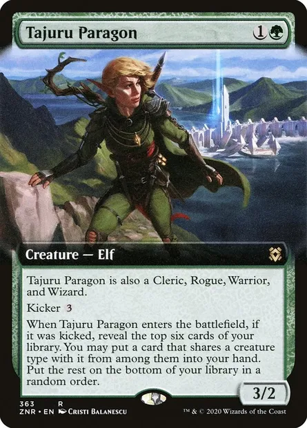 Tajuru Paragon, Magic card ZNR 363 — Zendikar Rising set