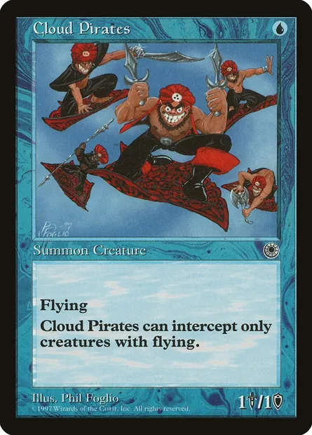 Cloud Pirates, Magic card POR 46 — Portal set
