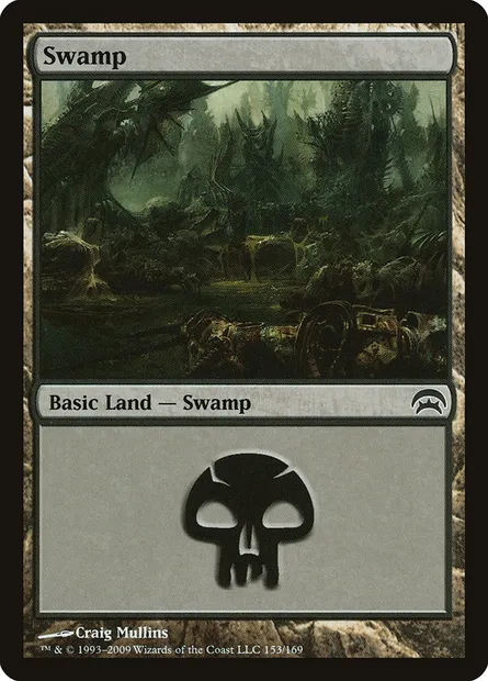 Swamp, Magic card HOP 153 — Planechase set