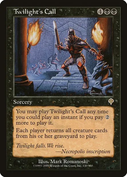 Twilight's Call, Magic card INV 130 — Invasion set